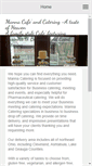 Mobile Screenshot of mannacatering.net